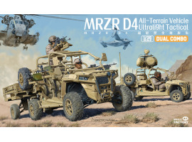 Scale model 1/35 Ultralight tactical all-terrain vehicle MRZR D4 (Dual Combo Set) Magic Factory 2005