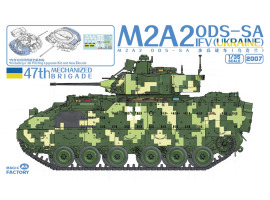 Scale model 1/35 IFV M2A2 Bradley ODS-SA in service with Ukraine (47th Mechanized Brigade) Magic Factory 2007