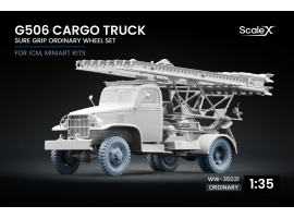 Набір коліс Sure Grip для G506 Cargo Truck від ICM, Miniart ScaleX WW-35031