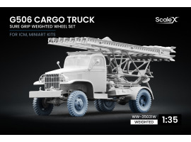 Набір коліс (з деформацією) Sure Grip для G506 Cargo Truck від ICM, Miniart ScaleX WW-35031W