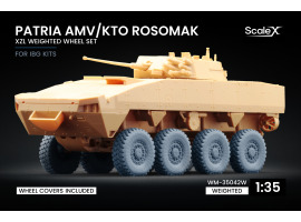 Набор колес (с деформацией) XZL+ для Patria AMV / KTO Rosomak от IBG ScaleX WM-35042W