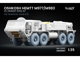 Набор колес XZL для Oshkosh HEMTT M977/M983 от Trumpeter, Italeri ScaleX WM-35052