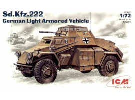обзорное фото Sd.Kfz.222 German Light Armoured Vehicle Armored vehicles 1/72