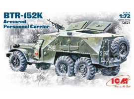 обзорное фото Scale model 1/72 BTR-152K ICM 72521 Armored vehicles 1/72