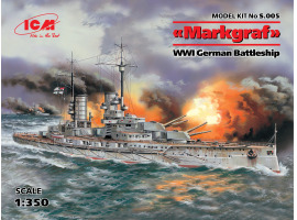 обзорное фото Німецький лінкор "Markgraf" Флот 1/350