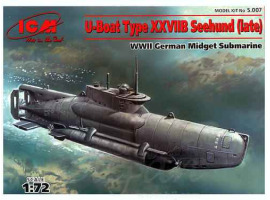 обзорное фото U-Boat Type XXVIIB “Seehund” (late) WWII German Midget Submarine Submarine fleet