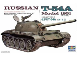 обзорное фото Сборная модель 1/35 Танк T-54A Трумпетер 00340 Бронетехника 1/35