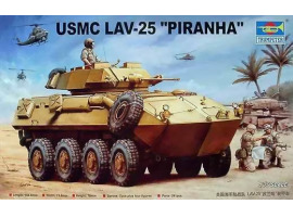 обзорное фото Scale model 1/35 Canadian combat reconnaissance vehicle Piranha Trumpeter 00349 Armored vehicles 1/35