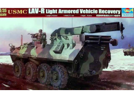Scale model 1/35 Аrmored personnel carrier USMC LAV-R Light Armored Vehicle Recovery Trumpeter 00370