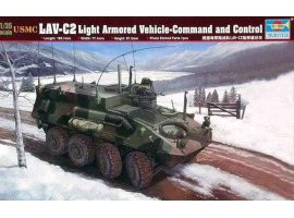 обзорное фото Scale model 1/35 USMC Command Post Vehicle LAV-C2 Trumpeter 00371 Armored vehicles 1/35