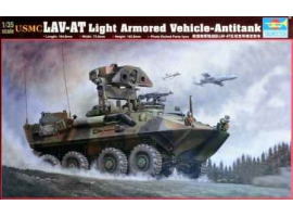 обзорное фото Scale model 1/35 USMC LAV-AT Light Anti-Tank Armored Vehicle Trumpeter 00372 Armored vehicles 1/35