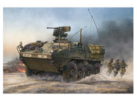 обзорное фото Scale model 1/35 US ICV Stryker Trumpeter 00375 Armored vehicles 1/35
