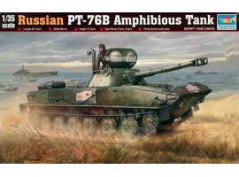 Сборная модель 1/35 танк Амфибия PT-76B Трумпетер 00381