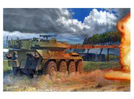 обзорное фото Scale plastic model 1/35 Italian combat vehicle B1 Centauro Trumpeter 00386 Armored vehicles 1/35