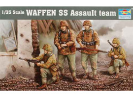 обзорное фото WAFFEN SS Assault Team Figures 1/35