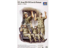 обзорное фото Сборная модель фигур экипаж армии США CH-47 во Вьетнаме Фигуры 1/35