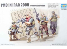 обзорное фото Збірна модель фігур PMC в Іраку 2005-Штурмова група Фігури 1/35