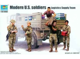обзорное фото Сборная модель фигур современных солдат США – Группа материально-технического обеспечения. Фигуры 1/35