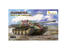 обзорное фото Збірна модель 1/72 САУ Jagdpanther G1 пізнього виробництва Vespid Models VS720010 Бронетехніка 1/72