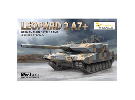 обзорное фото Збірна модель 1/72 Танк Леопард 2A7+ Vespid Models VS720015 Бронетехніка 1/72