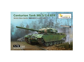 обзорное фото Збірна модель 1/72 Британський танк Centurion Mk.5/1-4.RTR Vespid Models VS720017 Бронетехніка 1/72