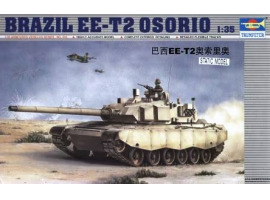обзорное фото Scale model 1/35 Brazilian tank EE-T1 Trumpeter 00333 Armored vehicles 1/35