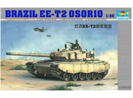 обзорное фото Scale model 1/35 Brazilian tank EE-T1 Trumpeter 00333 Armored vehicles 1/35