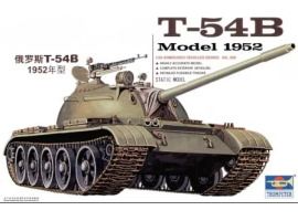 обзорное фото Збірна модель 1/35 Танк T-54B Trumpeter 00338 Бронетехніка 1/35