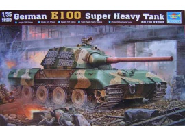 обзорное фото Scale model 1/35 German super heavy tank Entwicklungsfahrzeug E 100 Trumpeter 00384 Armored vehicles 1/35