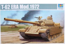 Scale model 1/35 Soviet main battle tank T-62 ERA Mod.1972 Trumpeter 01549         