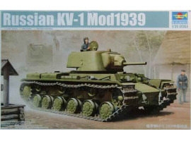 обзорное фото Збірна модель танка KV-1 1939 виробництва Бронетехніка 1/35