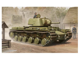 обзорное фото Збірна модель 1/35 танк КВ-1 (мод.1939) Trumpeter 01561 Бронетехніка 1/35