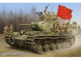 обзорное фото Збірна модель 1/35 Радянський важкий танк КВ-1С Trumpeter 01566 Бронетехніка 1/35