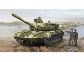 обзорное фото Збірна модель 1/35 Радянський танк Т-64А зразка 1981 року Trumpeter 01579 Бронетехніка 1/35