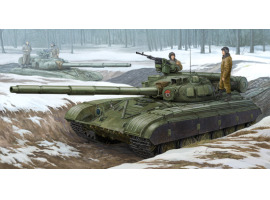 обзорное фото Сборная модель 1/35 Советский танк Т-64Б образца 1975 года Трумпетер 01581 Бронетехника 1/35