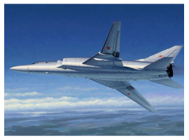 Сборная модель 1/72 Стратегический бомбардировщик Ту-22М2 «Backfire B» Трумпетер 01655