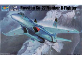 обзорное фото Scale model 1/72 Su-27 Flanker B Fighter Trumpeter 01660 Aircraft 1/72