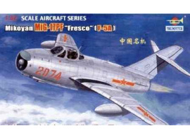 Збірна модель 1/32 Літак Мікоян МіГ-17ПФ"Фреска"(F-5A) Trumpeter 02206