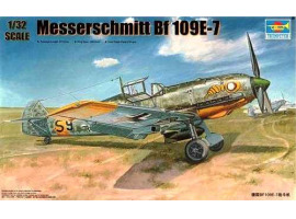 Збірна модель 1/32 Німецький винищувач Messerschmitt Bf 109E-7 Trumpeter 02291