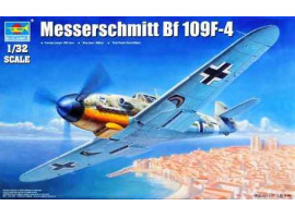 обзорное фото Сборная модель 1/32 Немецкий истребитель Messerschmitt Bf 109F-4 Турмпеетр 02292 Самолеты 1/32