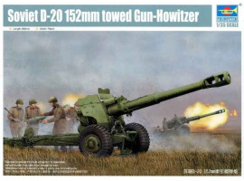 обзорное фото Soviet D-20 152mm towed Gun-Howitzer Artillery 1/35