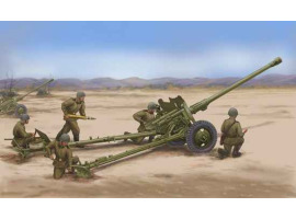 обзорное фото Збірна модель 1/35 Радянська 85-мм дивізійна гармата Д-44 Trumpeter 02339 Артилерія 1/35