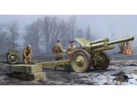 обзорное фото Сборная модель 1/35 Советская 122-мм гаубица 1938 года М-30 ранней модификации Трумпетер 02343 Артиллерия 1/35