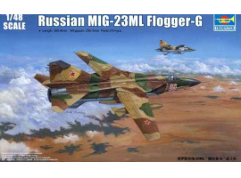обзорное фото Збірна модель 1/48 Літак MIG-23ML Flogger-G Trumpeter 02855 Літаки 1/48