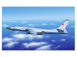обзорное фото Збірна модель 1/144 Бомбардувальник Ту-16К-10 Badger C Trumpeter 03908 Літаки 1/144