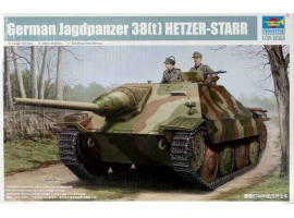 обзорное фото Сборная модель 1/35 Немецкая САУ Jagdpanzer 38(t) HETZER STARR Трумпетер 05524 Бронетехника 1/35