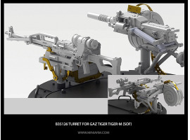 обзорное фото Турель для Тигр/Тигр-М (Печенег, Гранатомет АГС-17 с кронштейнами крепления) + фототравление  Detail sets