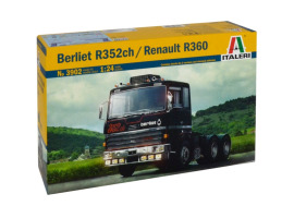 обзорное фото Збірна модель 1/24 вантажний автомобіль / тягач BERLIET R352ch / RENAULT R360 Italeri 3902 Вантажівки / причепи