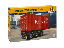 обзорное фото Scale model 1/24 Container trailer Tecnokar 20 Italeri 3887 Грузовики / прицепы