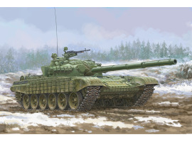 обзорное фото Збірна модель танка Т-72 Урал із бронею «Контакт 1» Бронетехніка 1/35